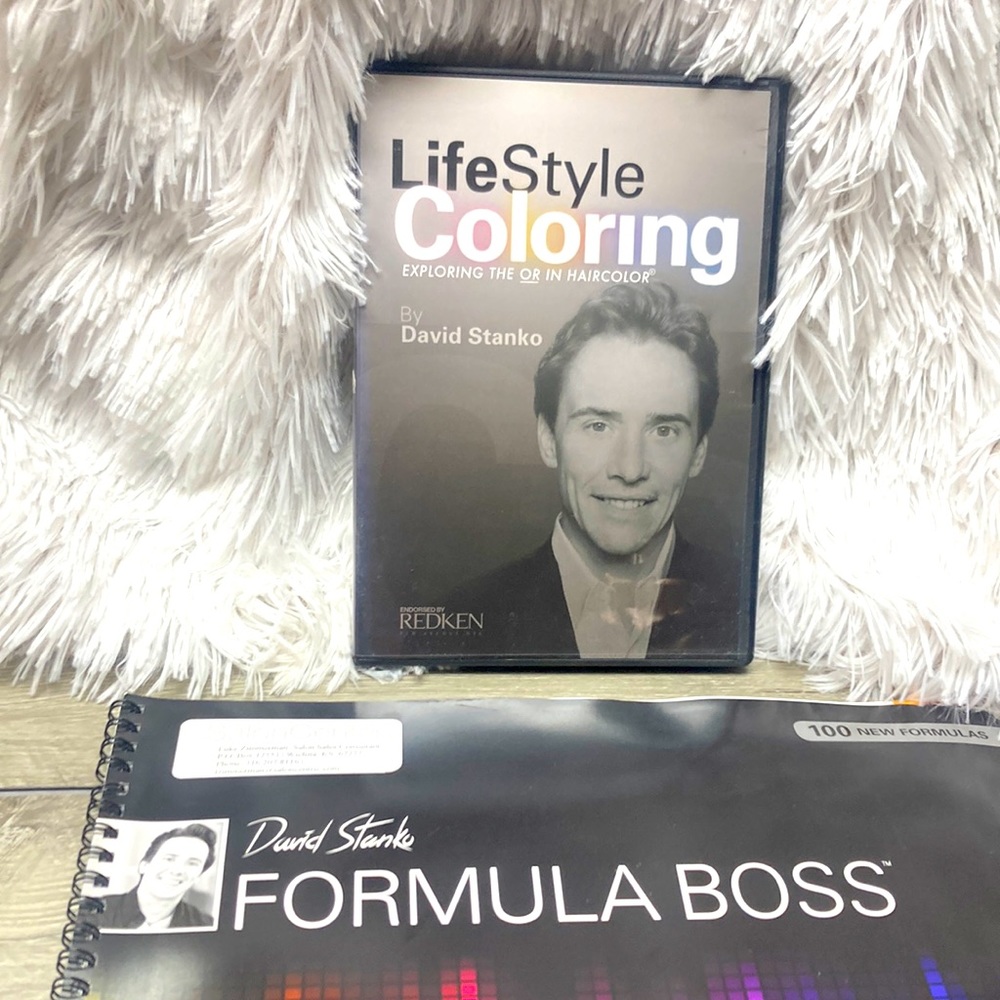 David Stanko Lift Style Coloring CD and Formula Boss Haircolor Book